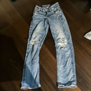 American eagle ripped jeans 000
